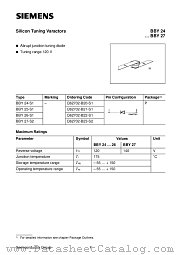 BBY26-S1 datasheet pdf Siemens
