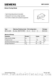 BBY52-03W datasheet pdf Siemens