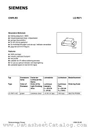 LGR971 datasheet pdf Siemens