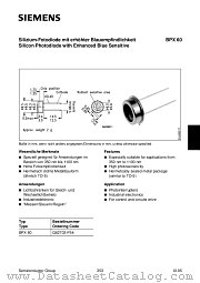 Q62702-P54 datasheet pdf Siemens