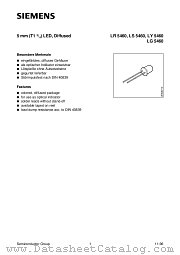 LG5460-GK datasheet pdf Siemens