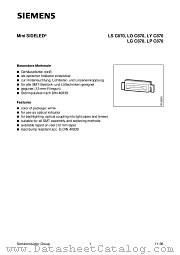 LSC870-J datasheet pdf Siemens