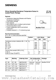 KTY10-6 datasheet pdf Siemens