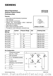 KPY65AK datasheet pdf Siemens