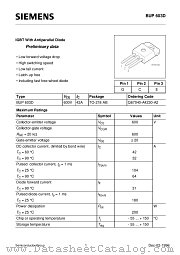 BUP603D datasheet pdf Siemens