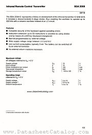SDA2008 datasheet pdf Siemens