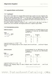 LOGIC-DATA AND SYMBOLS datasheet pdf Siemens