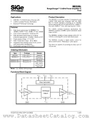 SE2520L-R datasheet pdf SiGe Semiconductor