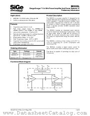 SE2522L-R datasheet pdf SiGe Semiconductor