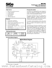 SE4100L datasheet pdf SiGe Semiconductor