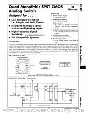 DG201 datasheet pdf Siliconix