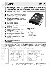 SP6120 datasheet pdf Sipex Corporation