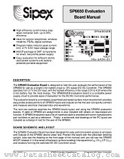 SP6650EB datasheet pdf Sipex Corporation