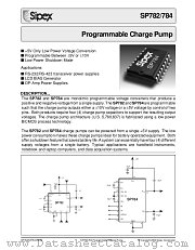 SP784CP datasheet pdf Sipex Corporation
