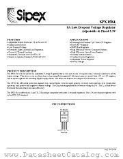 SPX1584AU-3.3 datasheet pdf Sipex Corporation