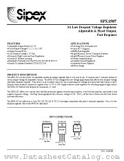 SPX1587 datasheet pdf Sipex Corporation