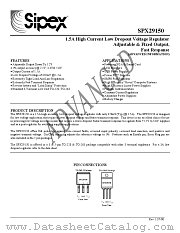 SPX29150 datasheet pdf Sipex Corporation