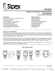 SPX2920 datasheet pdf Sipex Corporation