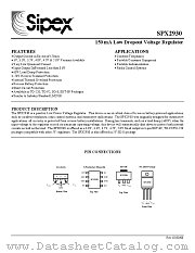 SPX2930 datasheet pdf Sipex Corporation