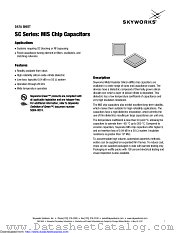 SCO1500912 datasheet pdf Skyworks Solutions