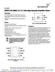SKY67130-396LF datasheet pdf Skyworks Solutions