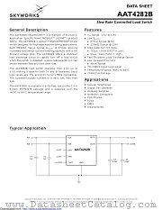 AAT4282B datasheet pdf Skyworks Solutions