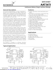AAT3673IXN-4.2-3-T1 datasheet pdf Skyworks Solutions