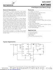 AAT3682 datasheet pdf Skyworks Solutions
