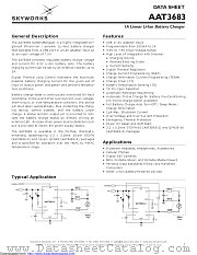 AAT3683IVN-4.2-4-T1 datasheet pdf Skyworks Solutions