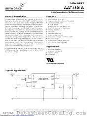AAT4601A datasheet pdf Skyworks Solutions