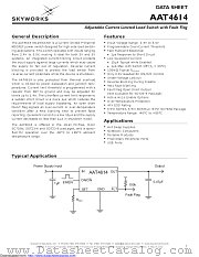 AAT4614IJS-2-T1 datasheet pdf Skyworks Solutions