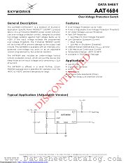 AAT4684ITP-6.5-T1 datasheet pdf Skyworks Solutions