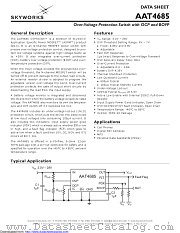 AAT4685IWP-2-T1 datasheet pdf Skyworks Solutions