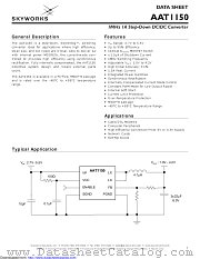 AAT1150IKS-1.0-T1 datasheet pdf Skyworks Solutions