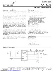 AAT1230ITP-1-T1 datasheet pdf Skyworks Solutions
