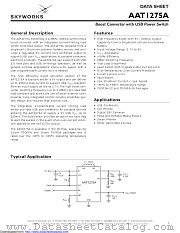 AAT1275A datasheet pdf Skyworks Solutions