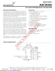 AAT2845A datasheet pdf Skyworks Solutions