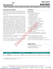 AAT2893IUL-2-T1 datasheet pdf Skyworks Solutions