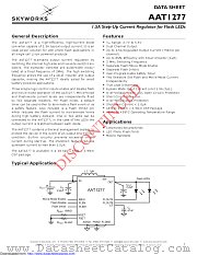 AAT1277IUT-T1 datasheet pdf Skyworks Solutions