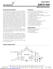 AAT3176A datasheet pdf Skyworks Solutions