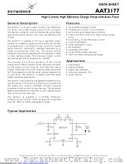 AAT3177IWP-T1 datasheet pdf Skyworks Solutions