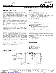 AAT1239ITP-1-T1 datasheet pdf Skyworks Solutions