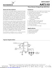 AAT3103 datasheet pdf Skyworks Solutions