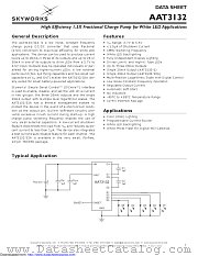 AAT3132ITP-T1 datasheet pdf Skyworks Solutions