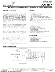 AAT3169ISN-T1 datasheet pdf Skyworks Solutions