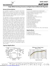AAT2608 datasheet pdf Skyworks Solutions