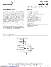 AAT4902IUR-T1 datasheet pdf Skyworks Solutions