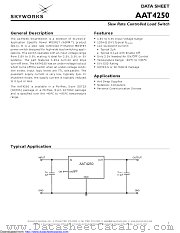 AAT4250IGV-T1 datasheet pdf Skyworks Solutions