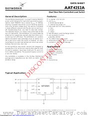 AAT4252A-3 datasheet pdf Skyworks Solutions