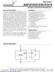 AAT3515 datasheet pdf Skyworks Solutions